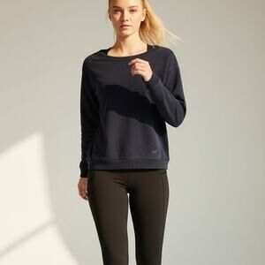 Arc'teryx Mini Bird Sweatshirt Women's Sz XS Navy Gramat Streetwear Gorpcore